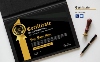 Sistec Appreciation Certificate Template