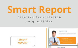 Smart Report PowerPoint template