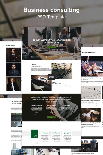 Template #86930 Consulting Strategy Webdesign Template - Logo template Preview