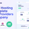 Hoster.co - Web Hosting Template for Providers Company with WordPress Elementor Theme