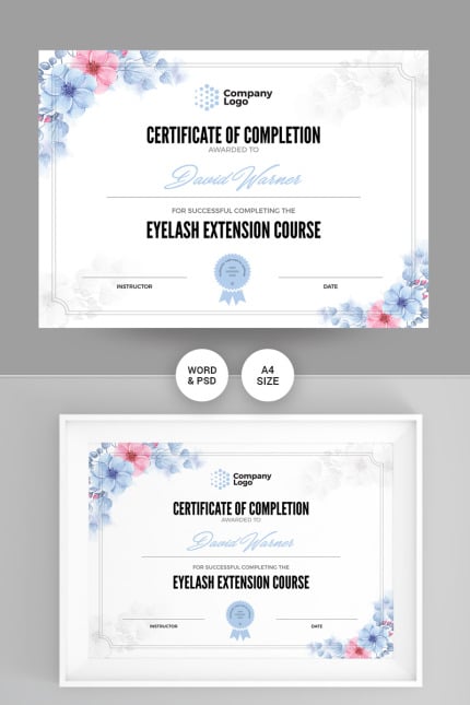 Template #86963 Completion Appreciation Webdesign Template - Logo template Preview