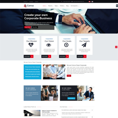 Corrus Joomla Template