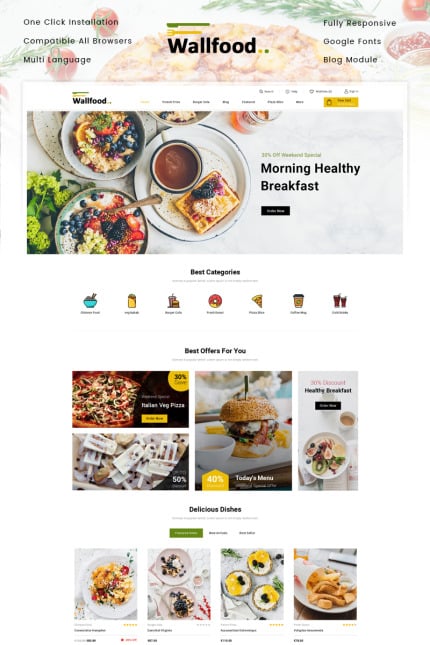 Template #86999 Food Fruits Webdesign Template - Logo template Preview