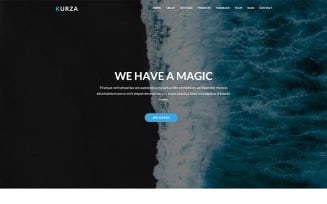 Kurza - Agency, Corporate, Portfolio HTML5 Landing Page Template