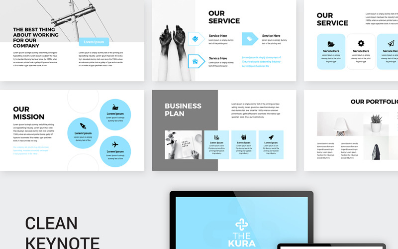 The Kura Business Plan Presentation - Keynote template Keynote Template