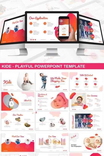 Template #87004 Abstract Kid Webdesign Template - Logo template Preview