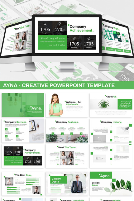 Template #87006 Forest Abstract Webdesign Template - Logo template Preview