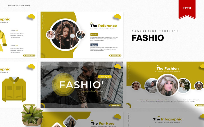 Fashio | PowerPoint template PowerPoint Template