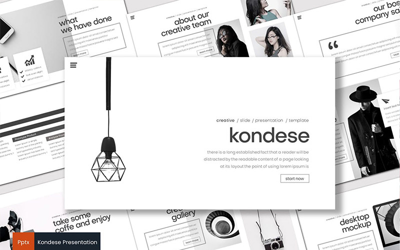 Kondese PowerPoint template PowerPoint Template