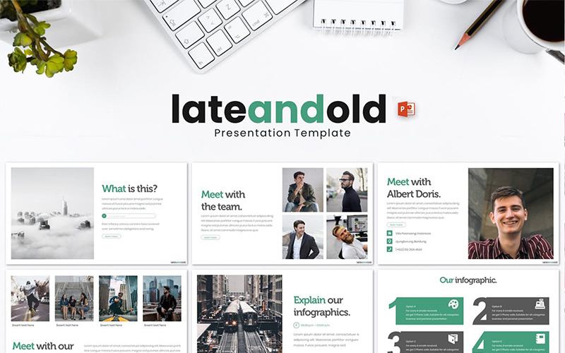 Lateandold PowerPoint template PowerPoint Template