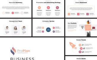ProPlan - Modern Business Presentation Template Google Slides