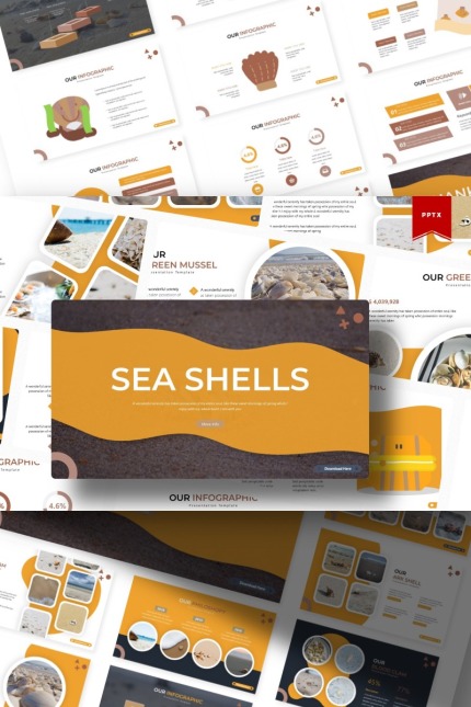 Template #87128 Shell Ocean Webdesign Template - Logo template Preview