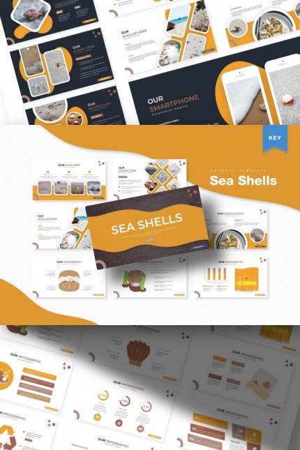 Template #87140 Shell Ocean Webdesign Template - Logo template Preview