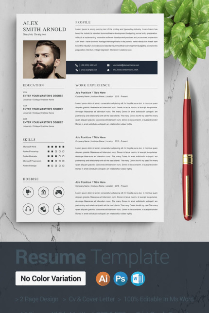 Template #87146 Page A4 Webdesign Template - Logo template Preview