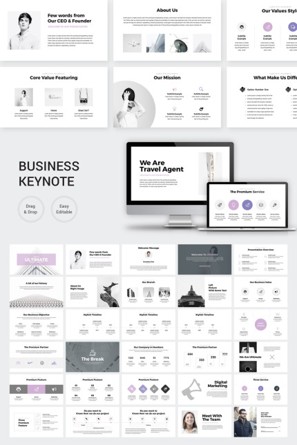 Template #87176 Keynote Business Webdesign Template - Logo template Preview