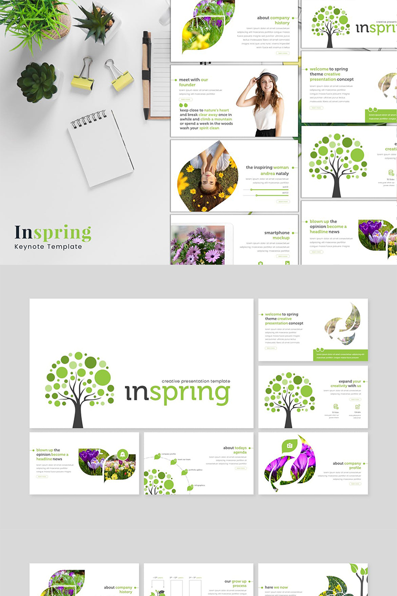 Inspring Template para Keynote №87113 - captura de tela