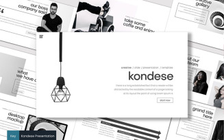 Kondese - Keynote template