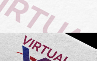 Virtual Career Agency Logo Template