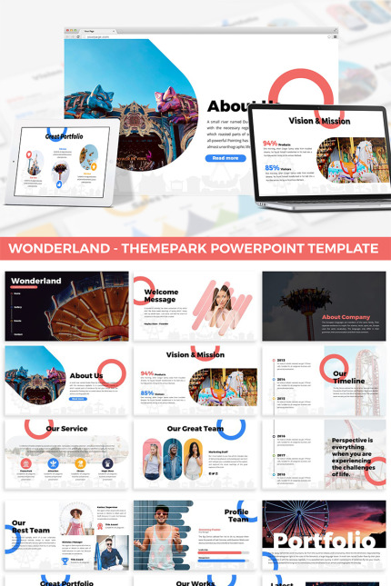 Template #87284 Entertainment Funfair Webdesign Template - Logo template Preview