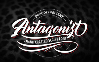 Antagonis | Handcrafted Cursive Font