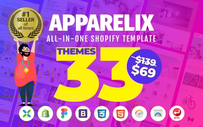 Apparelix - Clean Multipurpose Shopify Theme