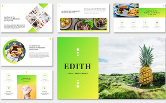 Edith Food PowerPoint template