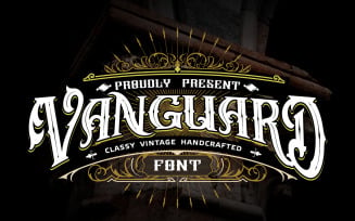 Vanguard | Classy Vintage Handcrafted Font