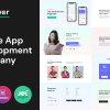 Softwer - Mobile App Development Company Website Template WordPress Theme