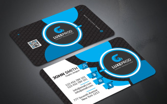 John Smith business card - Corporate Identity Template