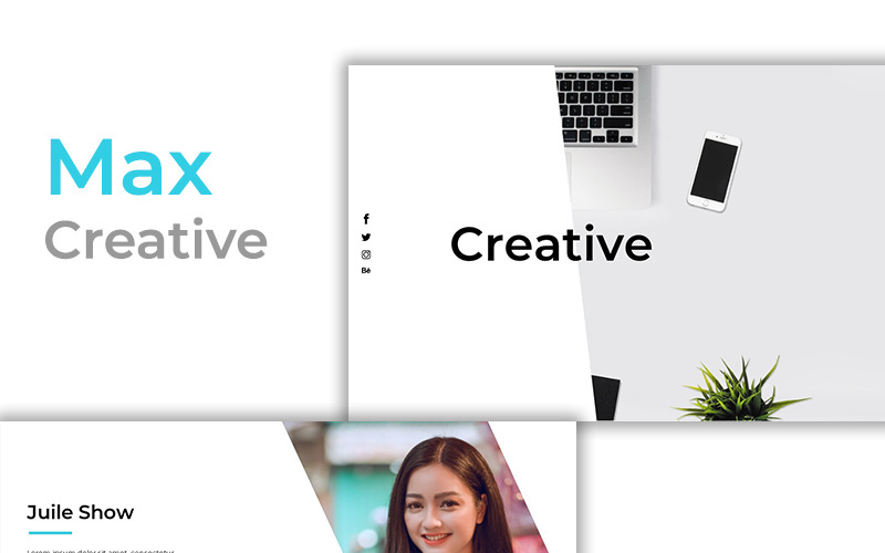Max Creative PowerPoint template PowerPoint Template