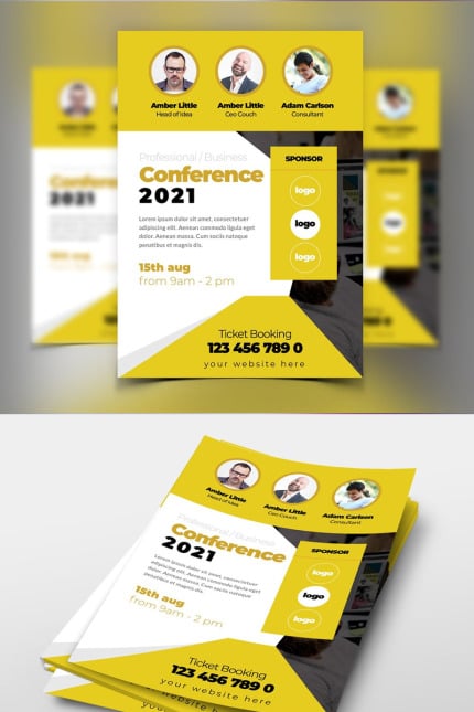 Template #87468 Design Horizontal Webdesign Template - Logo template Preview