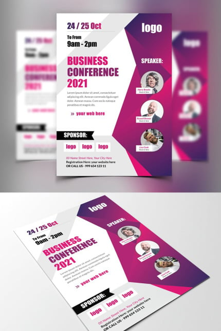 Template #87470 Design Horizontal Webdesign Template - Logo template Preview