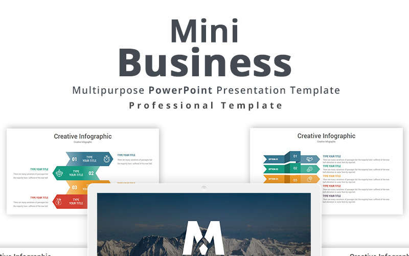 Mini Business PowerPoint template PowerPoint Template