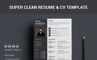 Paul Dawson CV Resume Template