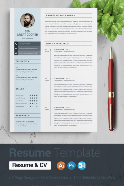 Kit Graphique #87572 Page A4 Web Design - Logo template Preview