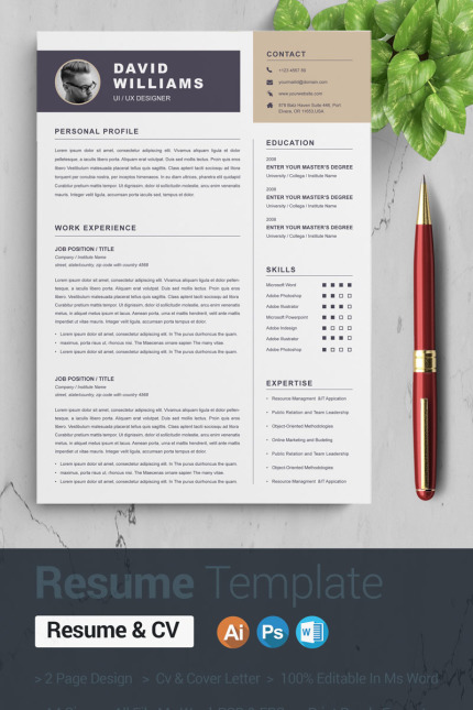 Template #87574 Page A4 Webdesign Template - Logo template Preview