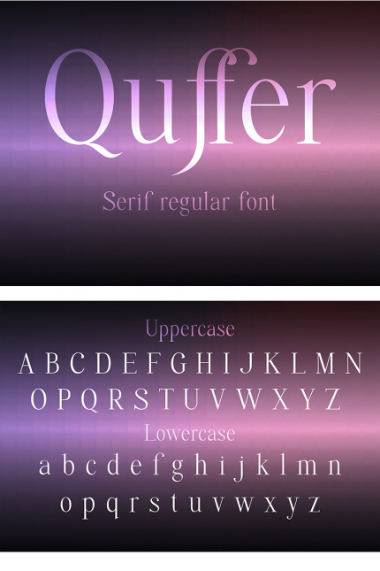 Template #87577 Fonts Serif Webdesign Template - Logo template Preview