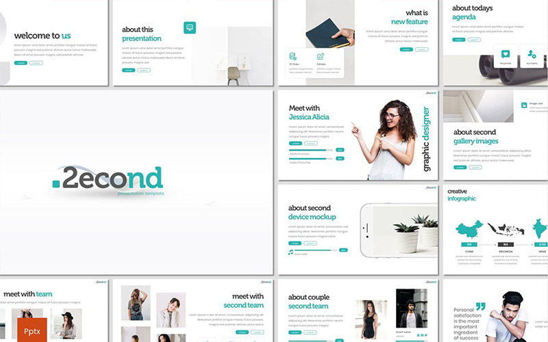 Second PowerPoint template PowerPoint Template