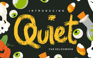 Quiet | Magical Helloween Font
