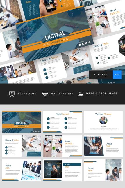 Template #87728 Marketing Pitchdeck Webdesign Template - Logo template Preview