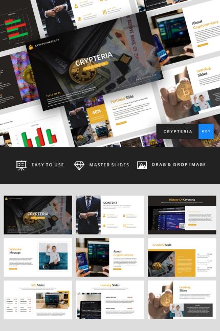 Template #87734 Crypto Currency Webdesign Template - Logo template Preview