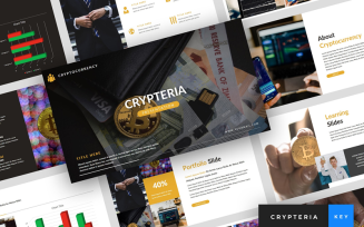Crypteria - Cryptocurrency Presentation - Keynote template