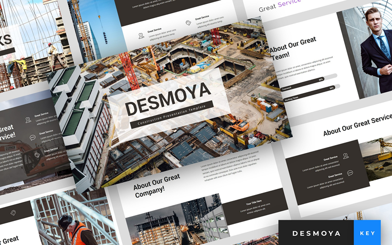 Desmoya - Construction Presentation - Keynote template Keynote Template