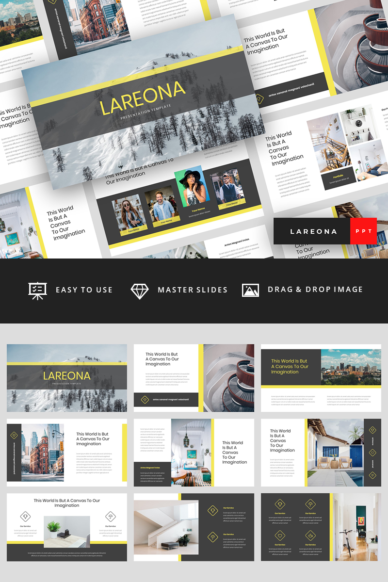 Lareona - Creative Presentation PowerPoint template