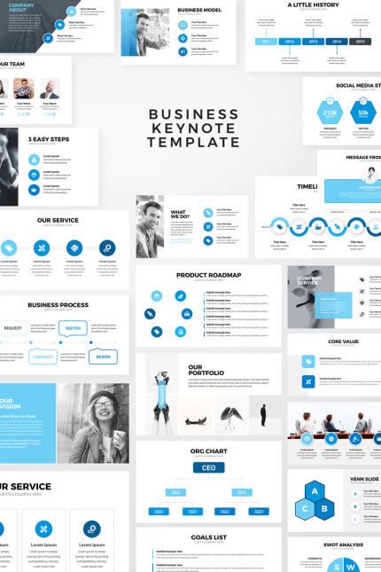 Template #87844 Keynote Business Webdesign Template - Logo template Preview