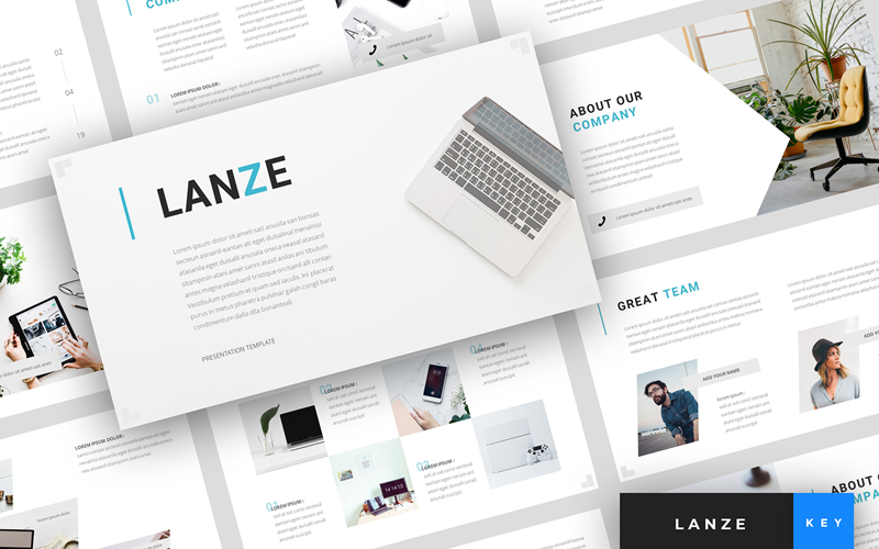 Lanze - Marketing Presentation - Keynote template Keynote Template