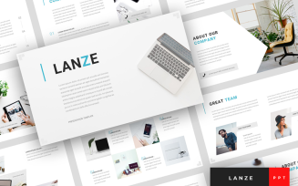 Lanze - Marketing Presentation PowerPoint template