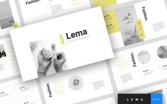 Lema - Fashion Presentation - Keynote template