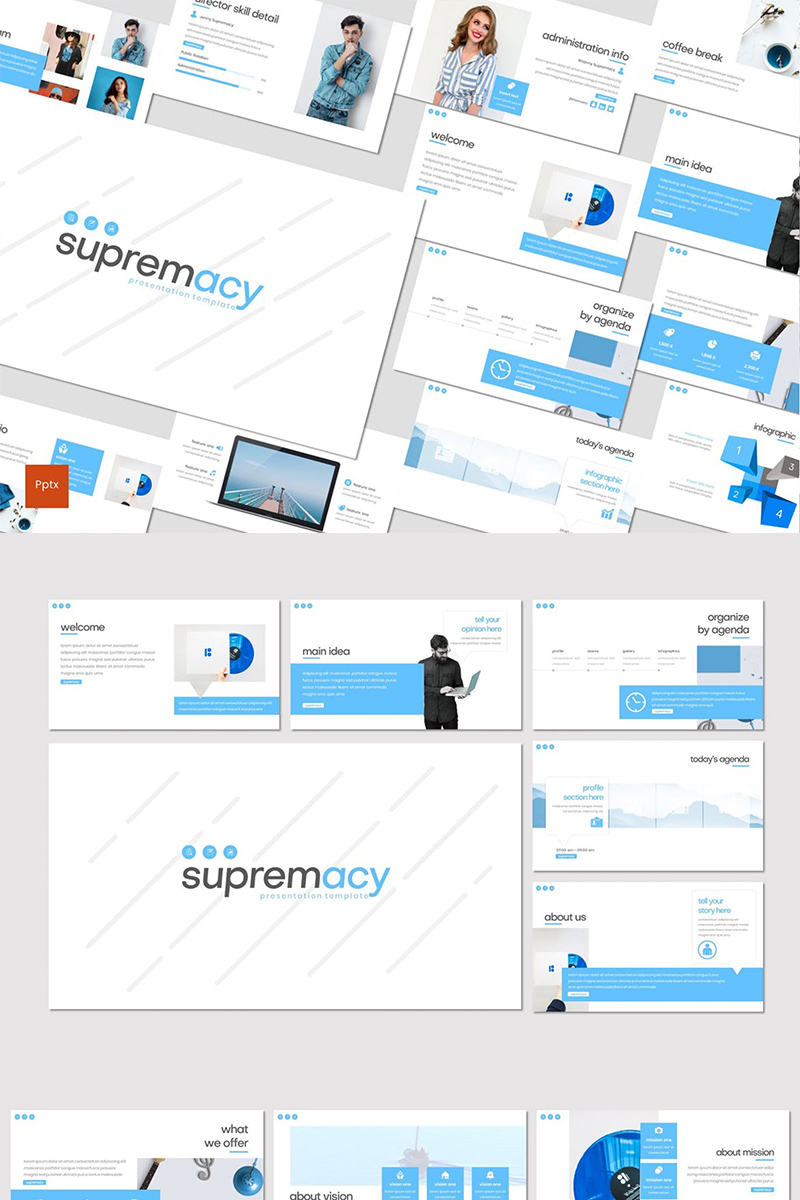 Supremacy PowerPoint Template 87803