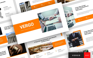 Vergo - Lawyer Presentation PowerPoint template